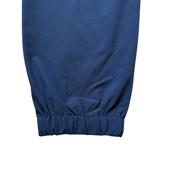 Mizzen+Main Men's Helmsman Jogger Pants Size 33 Blue Tapered Leg Elastic Waist - Picture 7 of 10